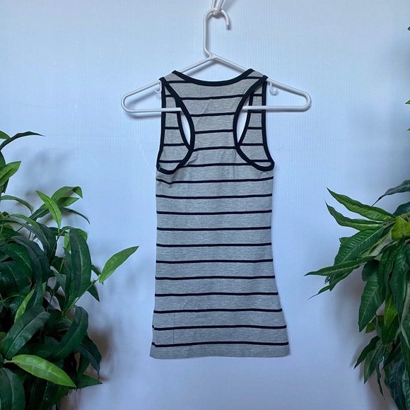 ✨2 FOR 20 ✨ - Grey and Black Racer Back Tank - Picture 2 of 2
